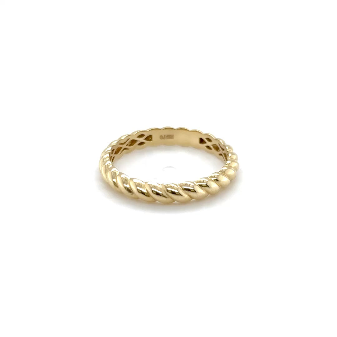 Kordelring 585/-Gold