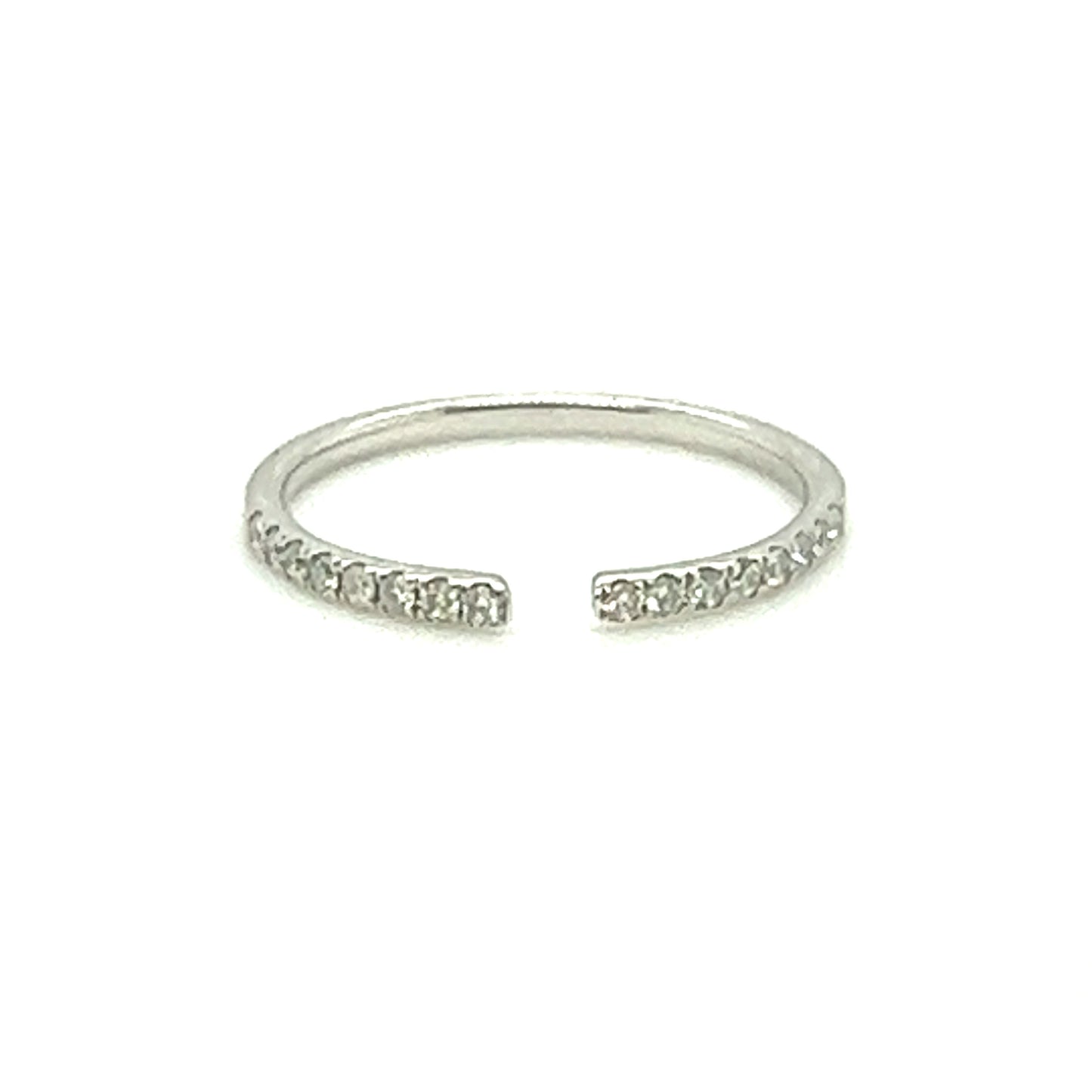 Ring 585/-Weißgold mit Brillanten