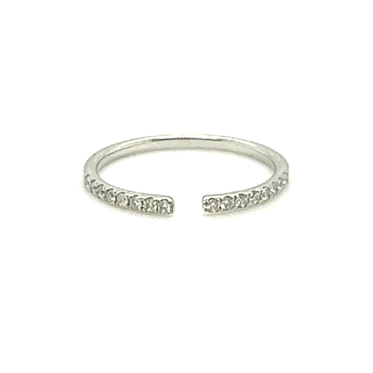 Ring 585/-Weißgold mit Brillanten