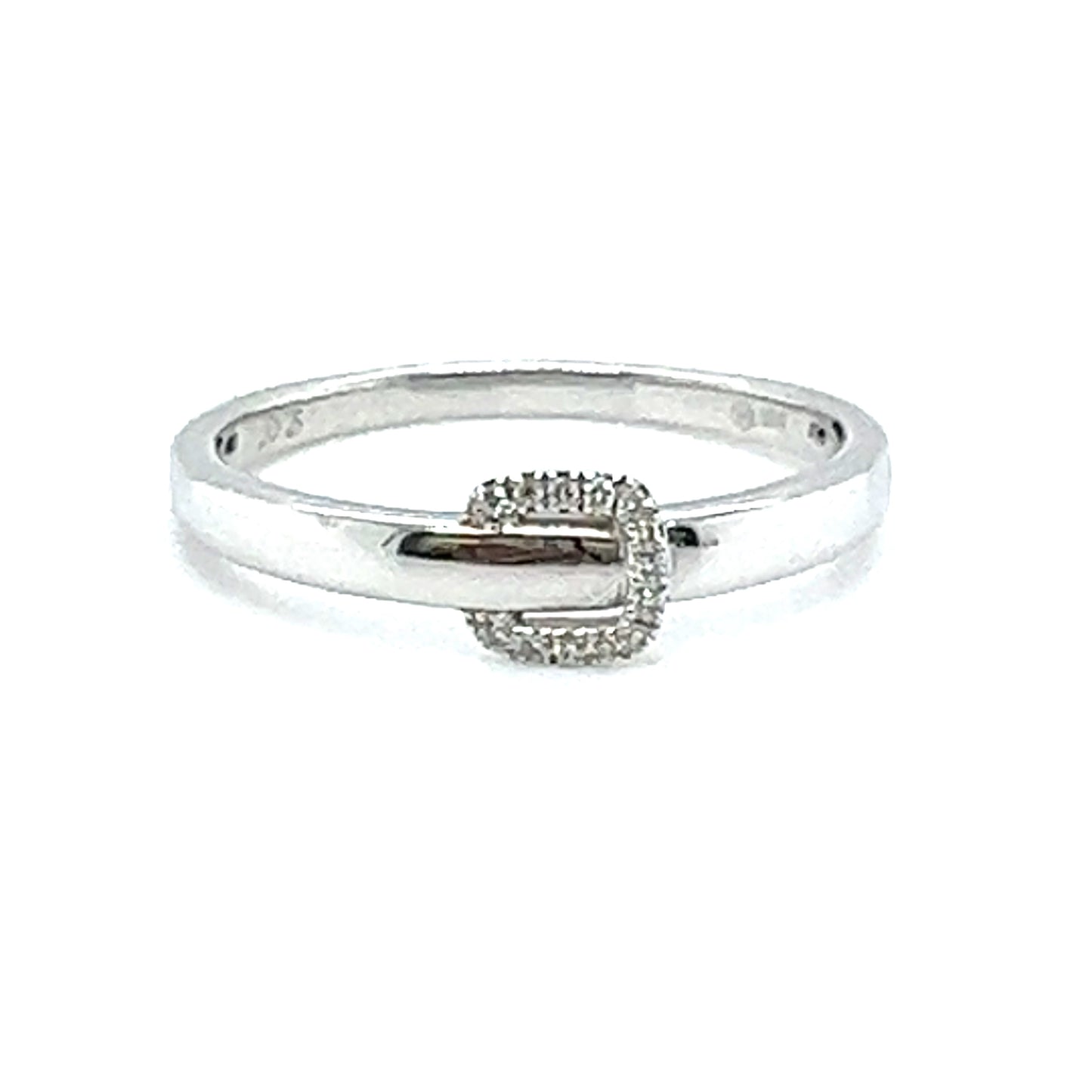 Ring 585/-Weißgold mit Brillanten