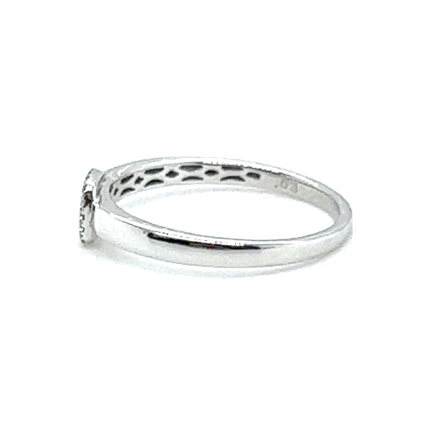 Ring 585/-Weißgold mit Brillanten