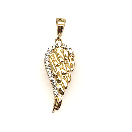 Anhänger Engelsflügel 585/-Gelbgold