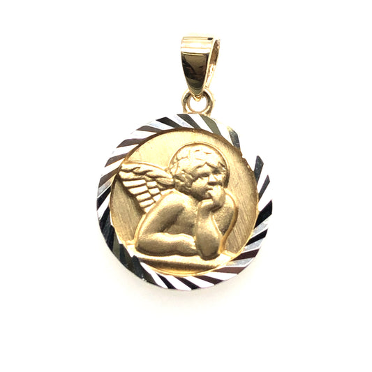 Anhänger Engel Motiv 585/-Bicolor