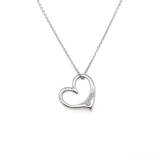 Kette mit Anhänger 585/-Weißgold