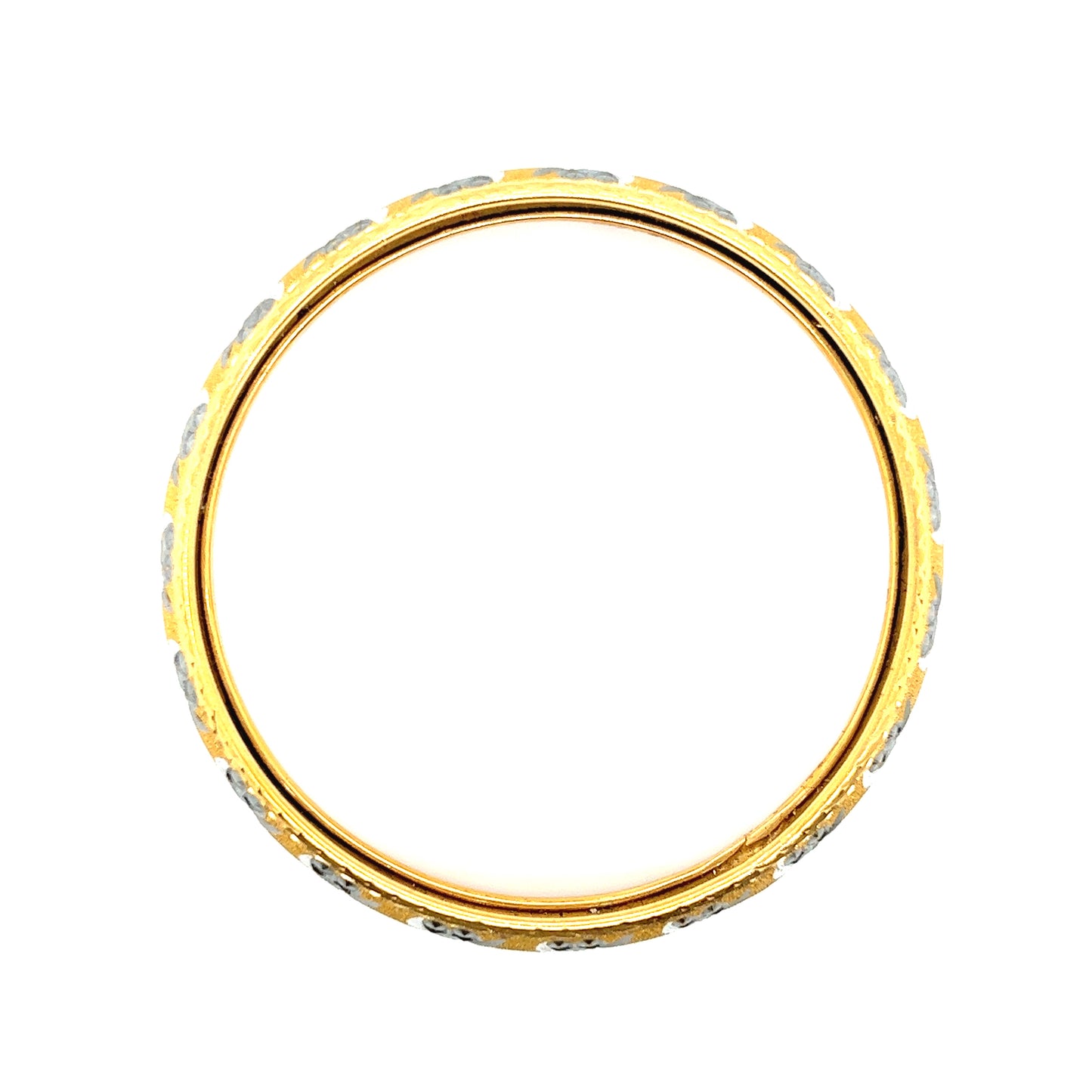 Kinderarmreif 750/-Gelbgold/ Weißgold