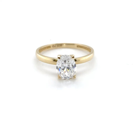Ring 585/-Gold Zirkonia