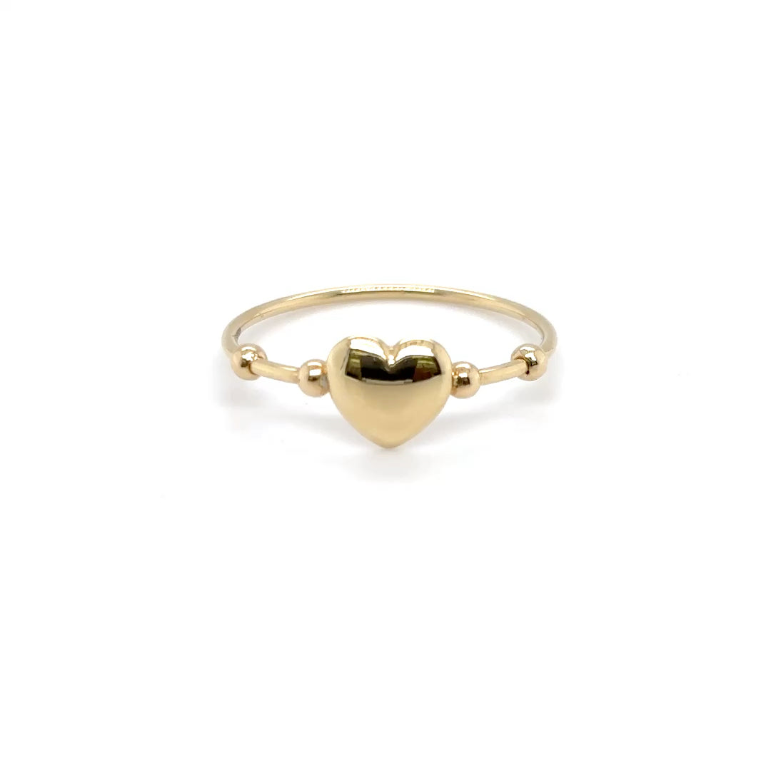 Ring 585/-Gold Herzmuster