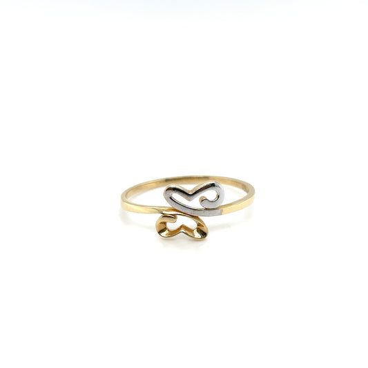 Ring 585/-Gold Schmetterlingsmuster