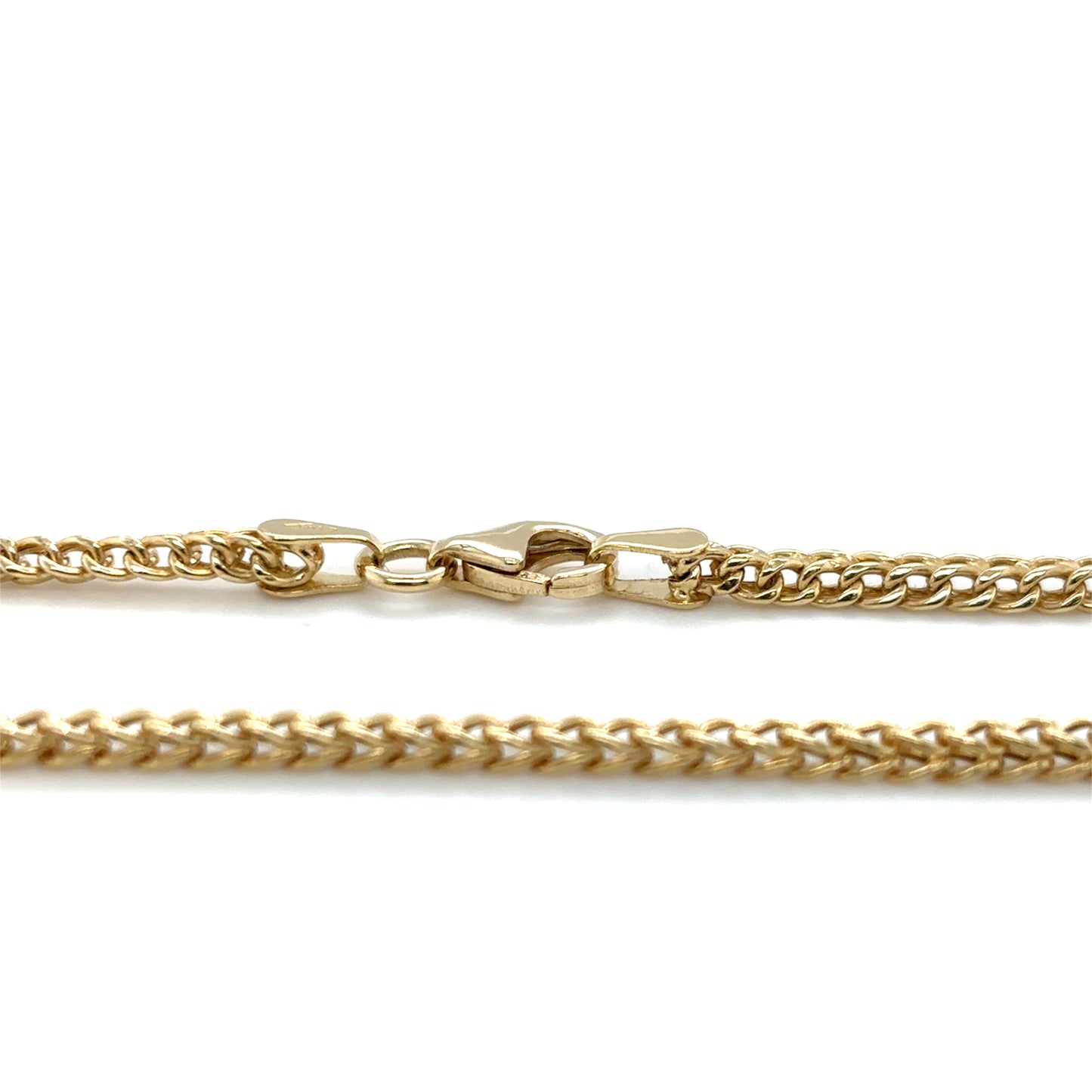 Armband 585/-Gold Vierkant-Panzer