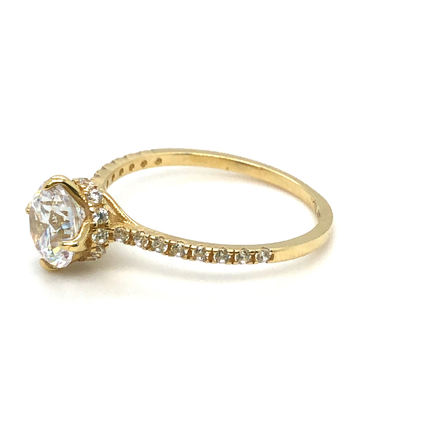 585/- Gelbgold Ring