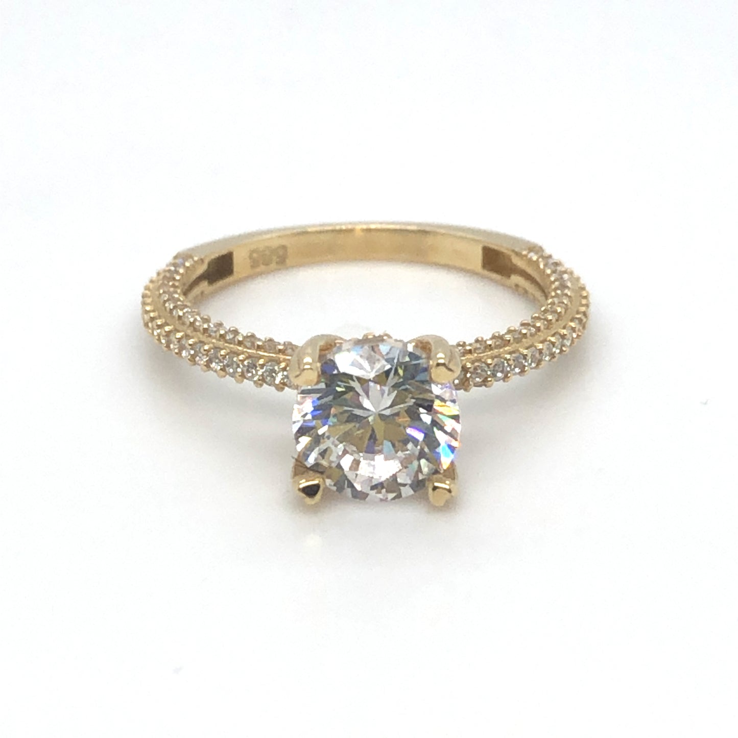 Ring 585/-Gelbgold Zirkonia