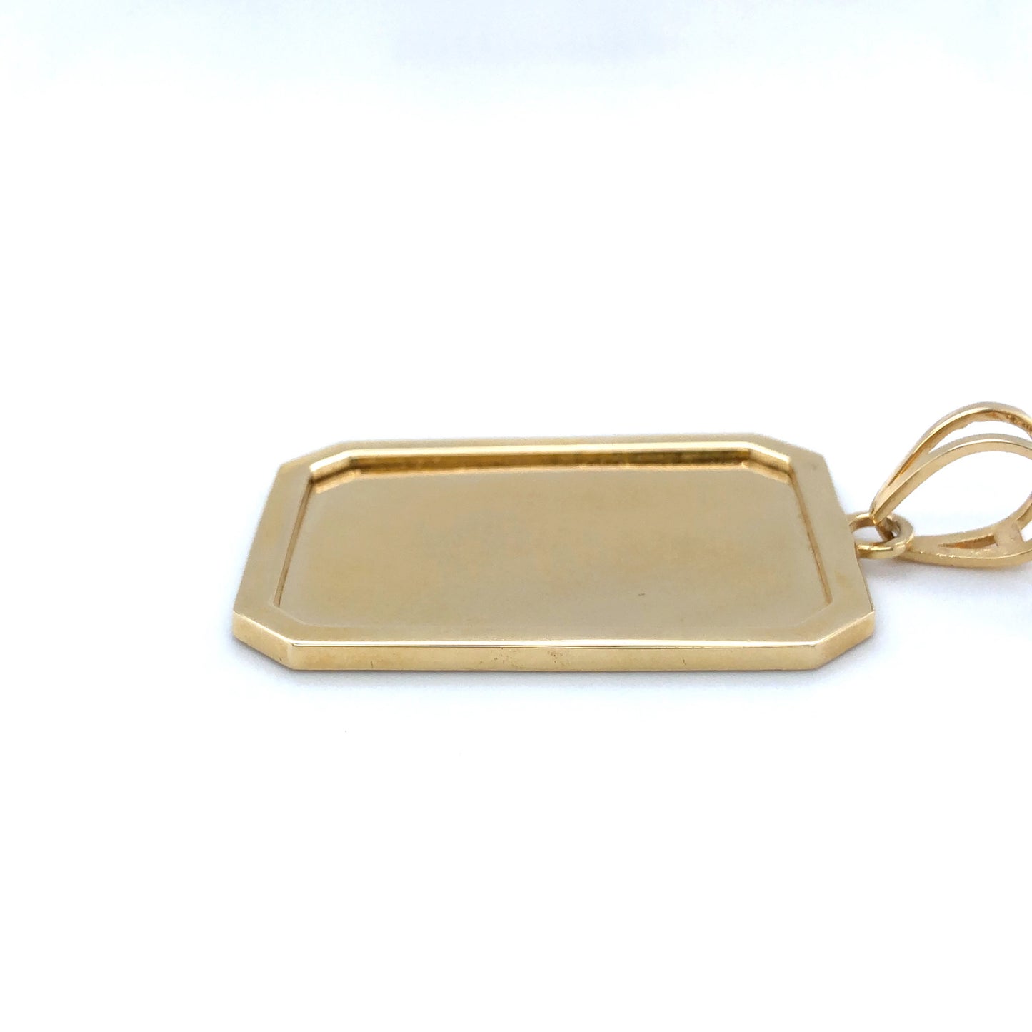 Anhänger 585/-Gold Gravurplatte