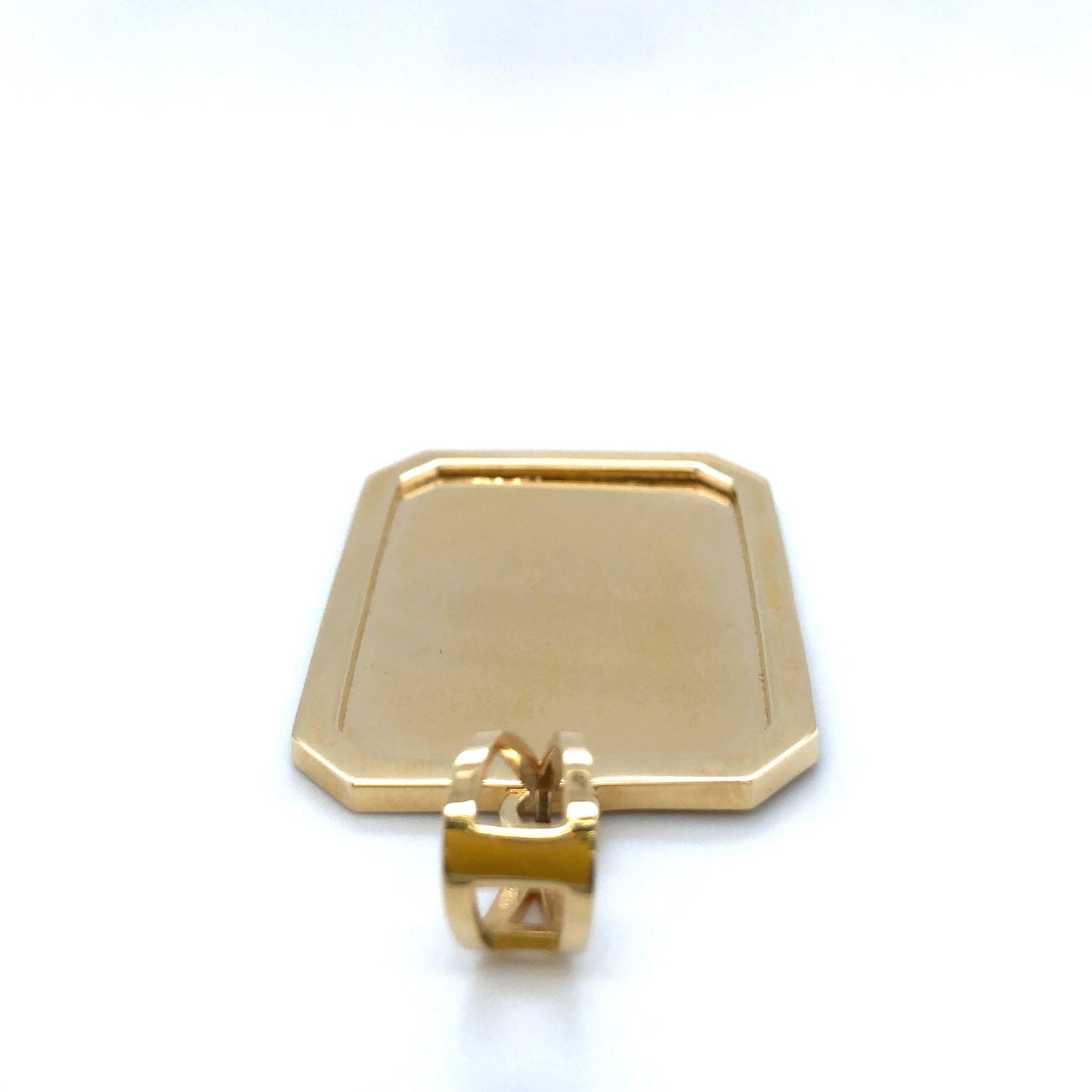Anhänger 585/-Gold Gravurplatte