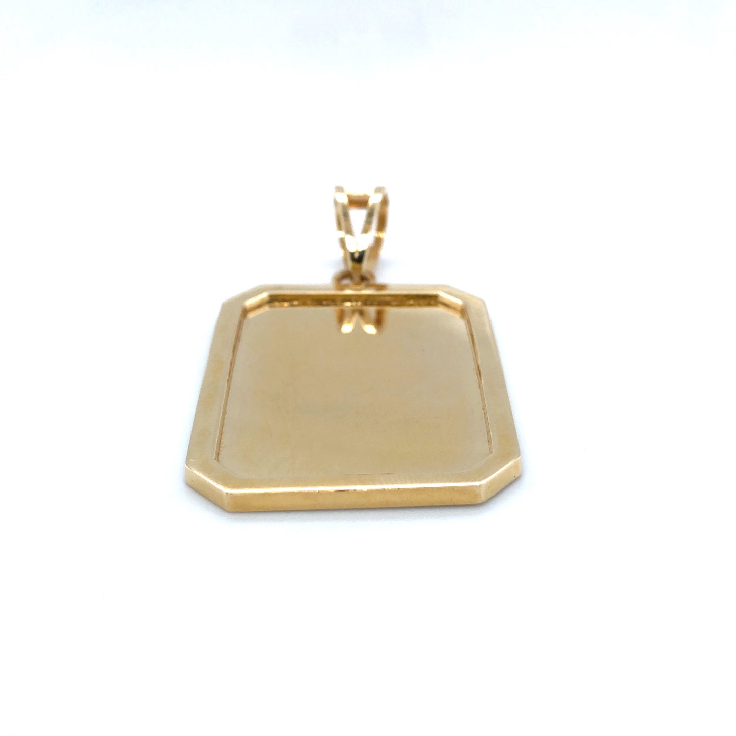 Anhänger 585/-Gold Gravurplatte