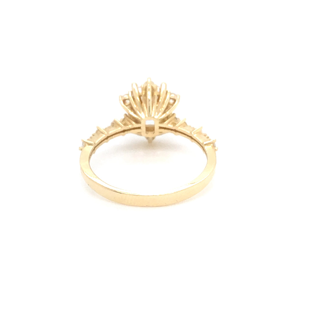 Ring 585/-Gold Zirkonia