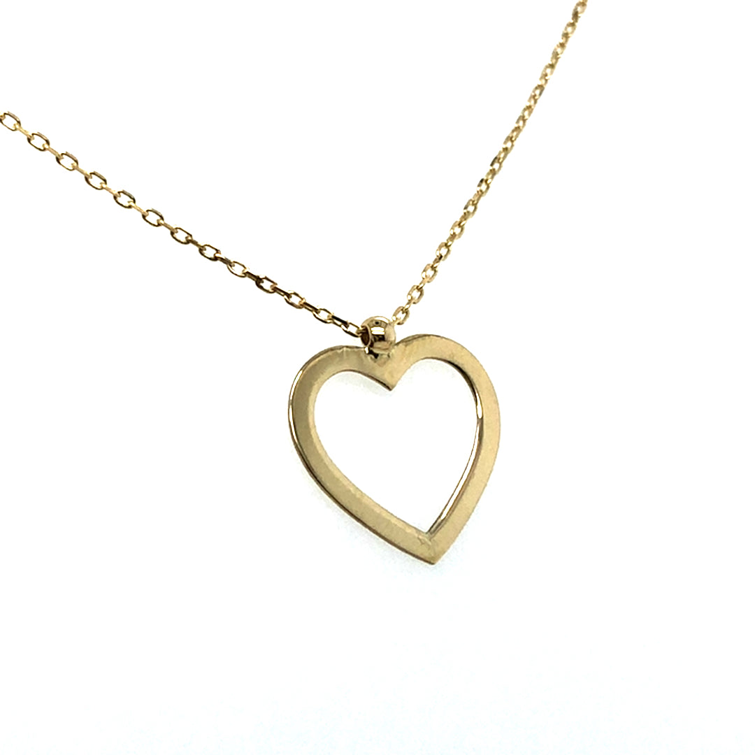 Kette 585/-Gold Herzanhänger