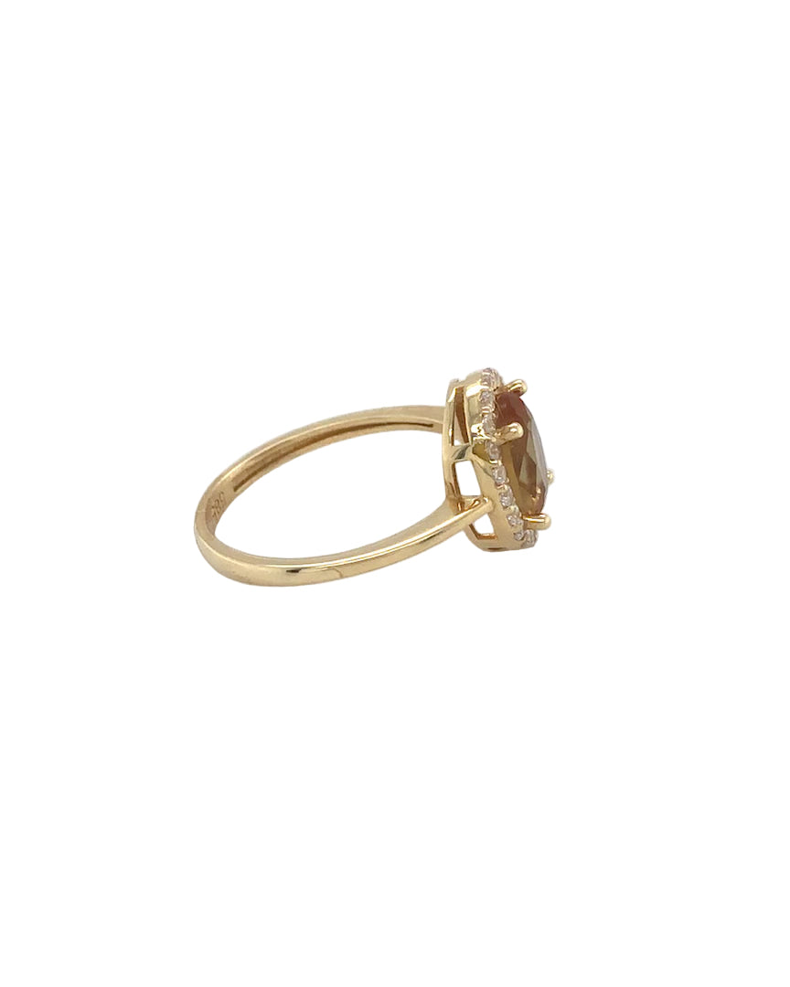 Zirkonia Ring aus 585/- Gold