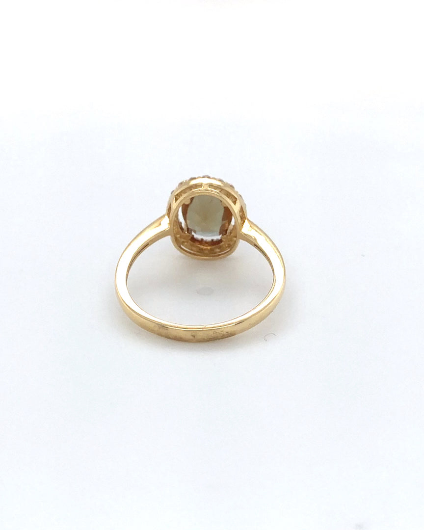 Zirkonia Ring aus 585/- Gold