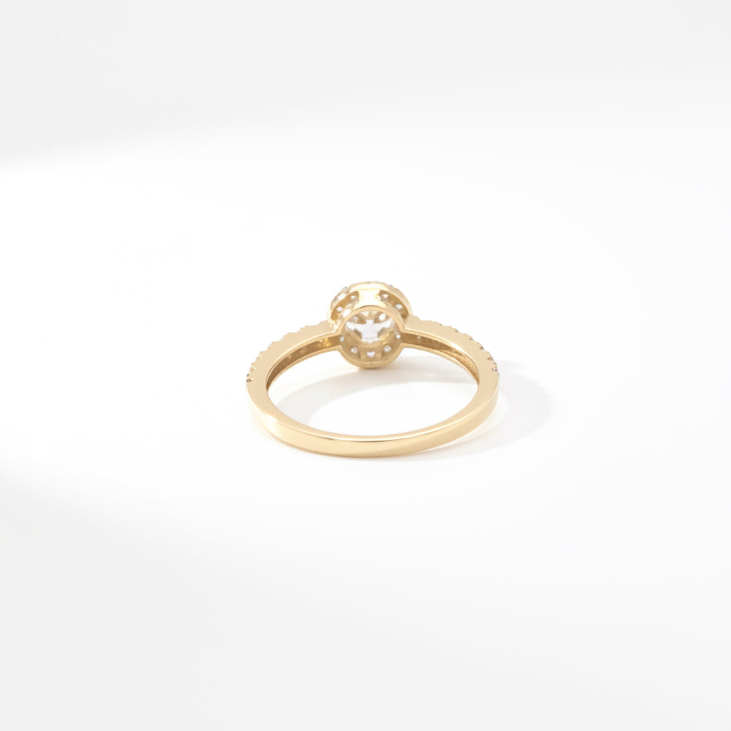 Ring 585/-Gold Zirkonia