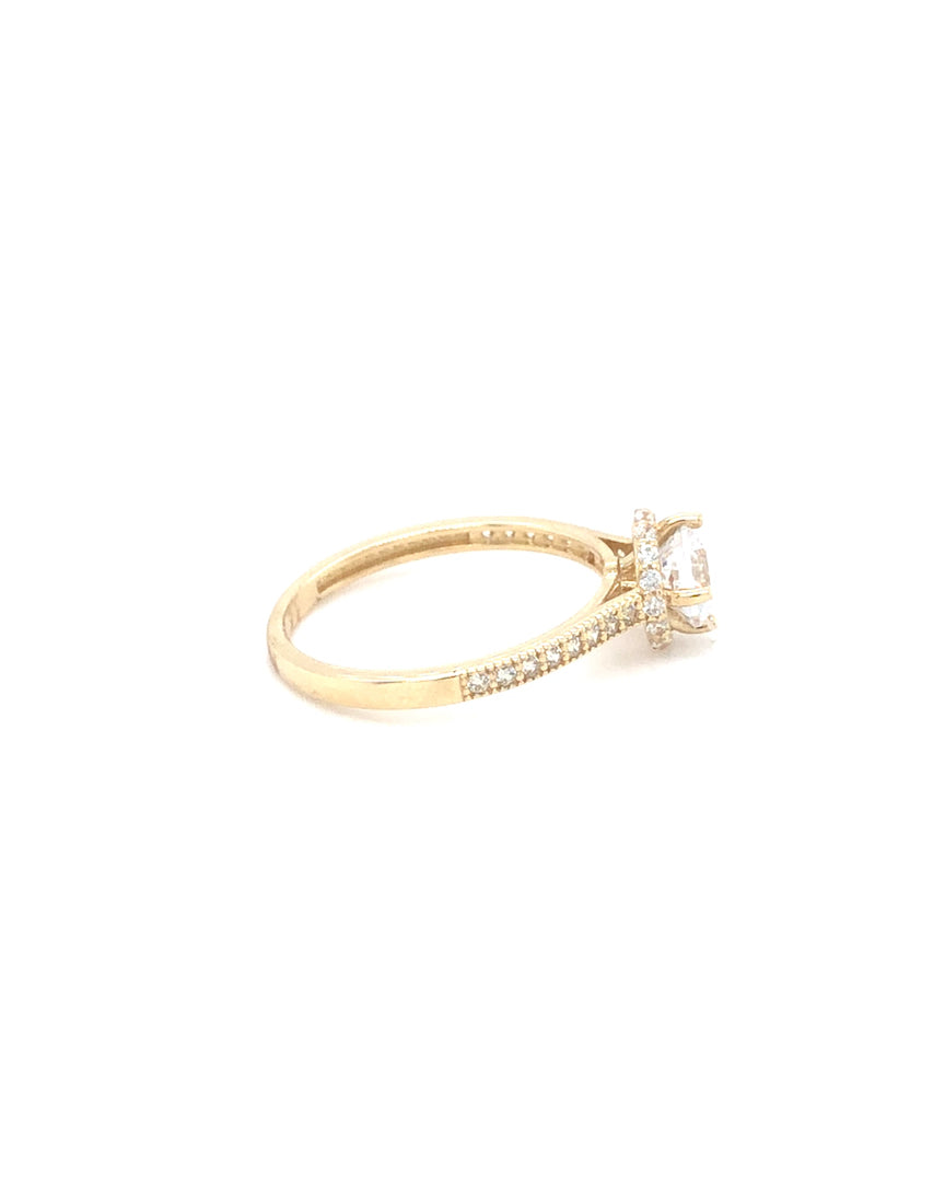 Ring 585/-Gold Zirkonia