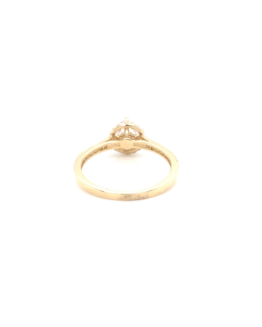 Ring 585/-Gold Zirkonia