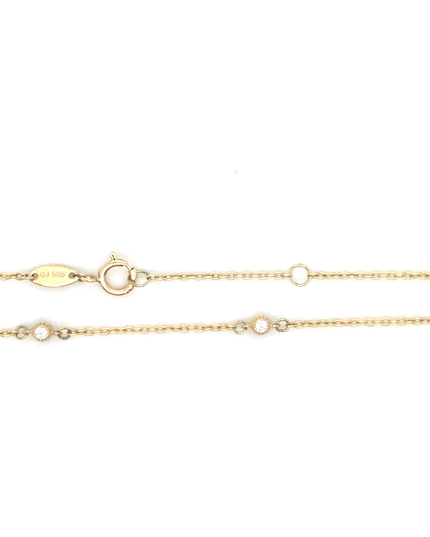 Fußkette 585/-Gold
