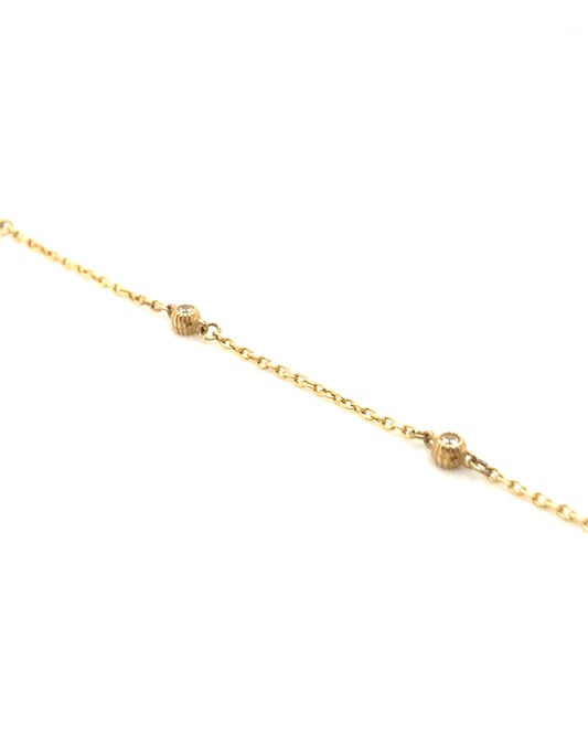 Fußkette 585/-Gold