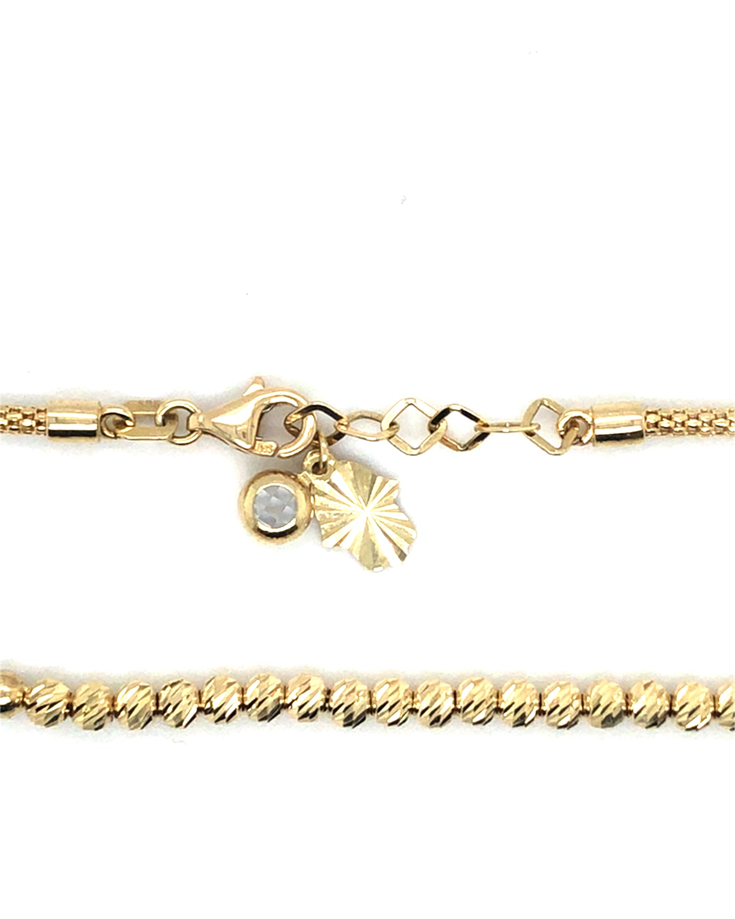 Armband 585/-Gold Kugelmuster