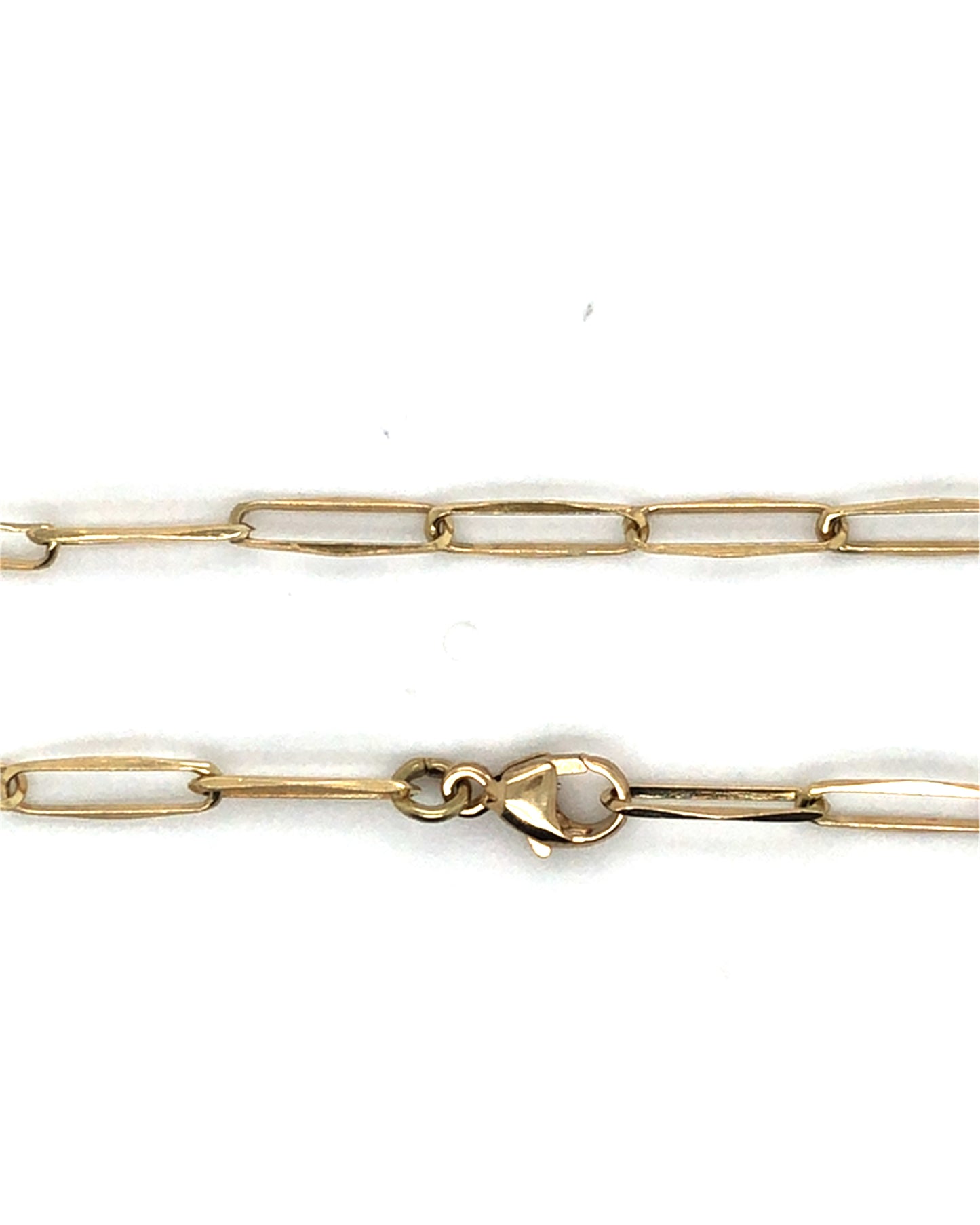 Armband 585/-Gold Büroklammermuster