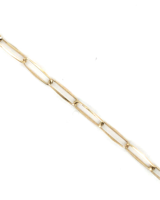 Armband 585/-Gold Büroklammermuster