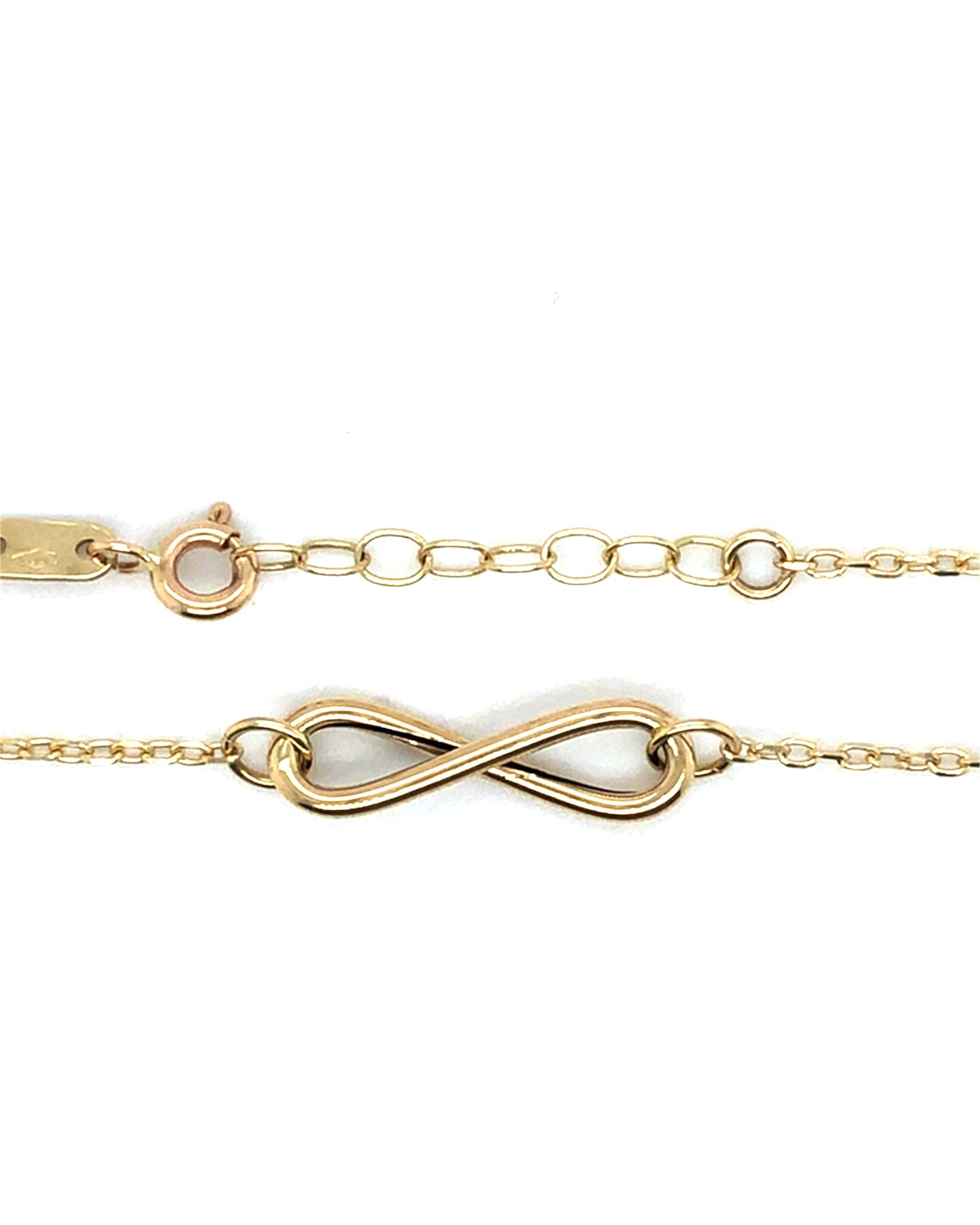 Armband 585/-Gold Infinity
