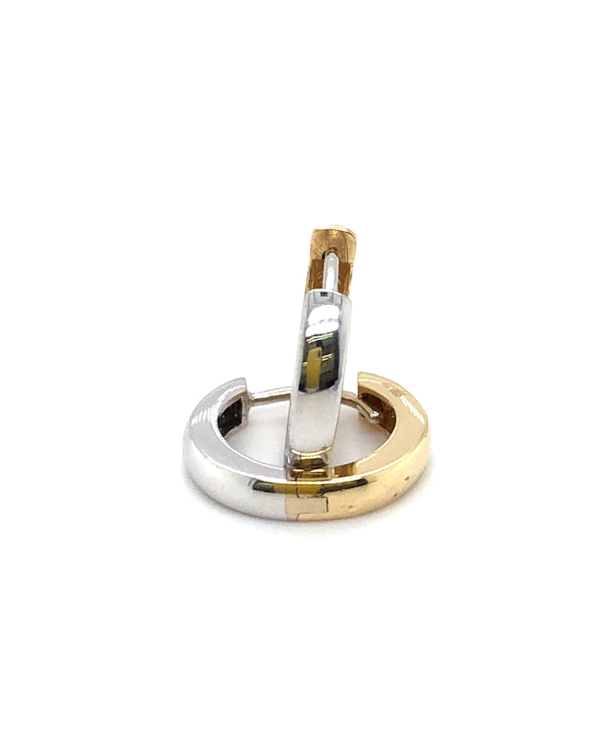 Creolen 585/-Gold Bicolor