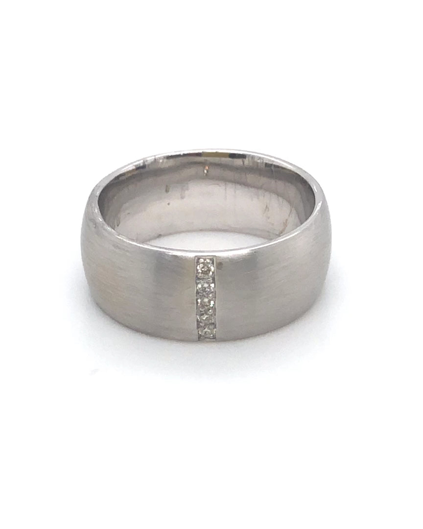 585/- Weißgold Ring