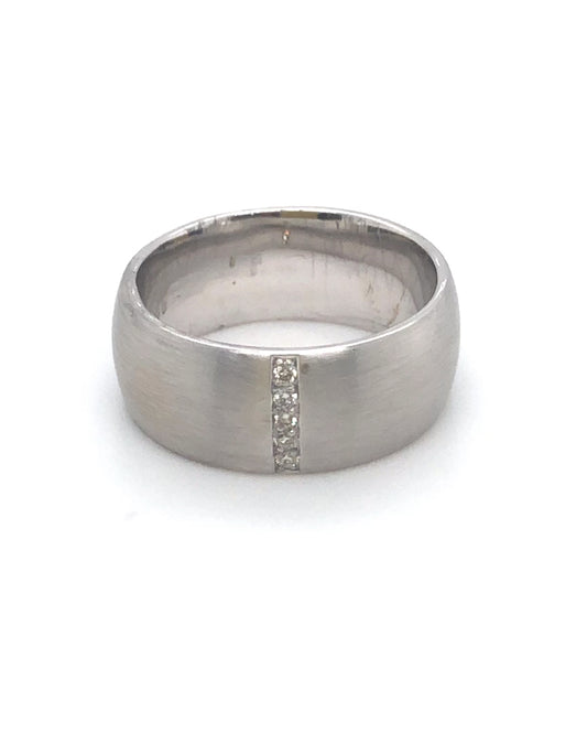 585/- Weißgold Ring