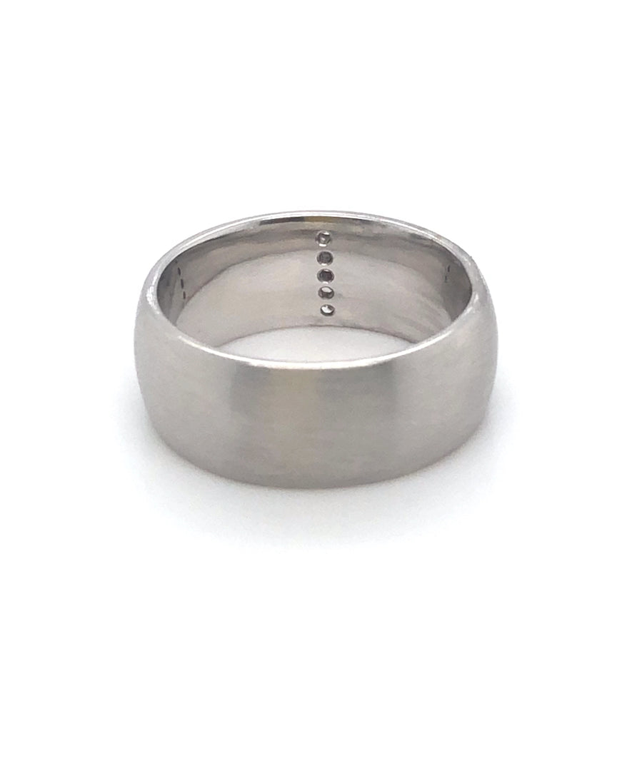 585/- Weißgold Ring