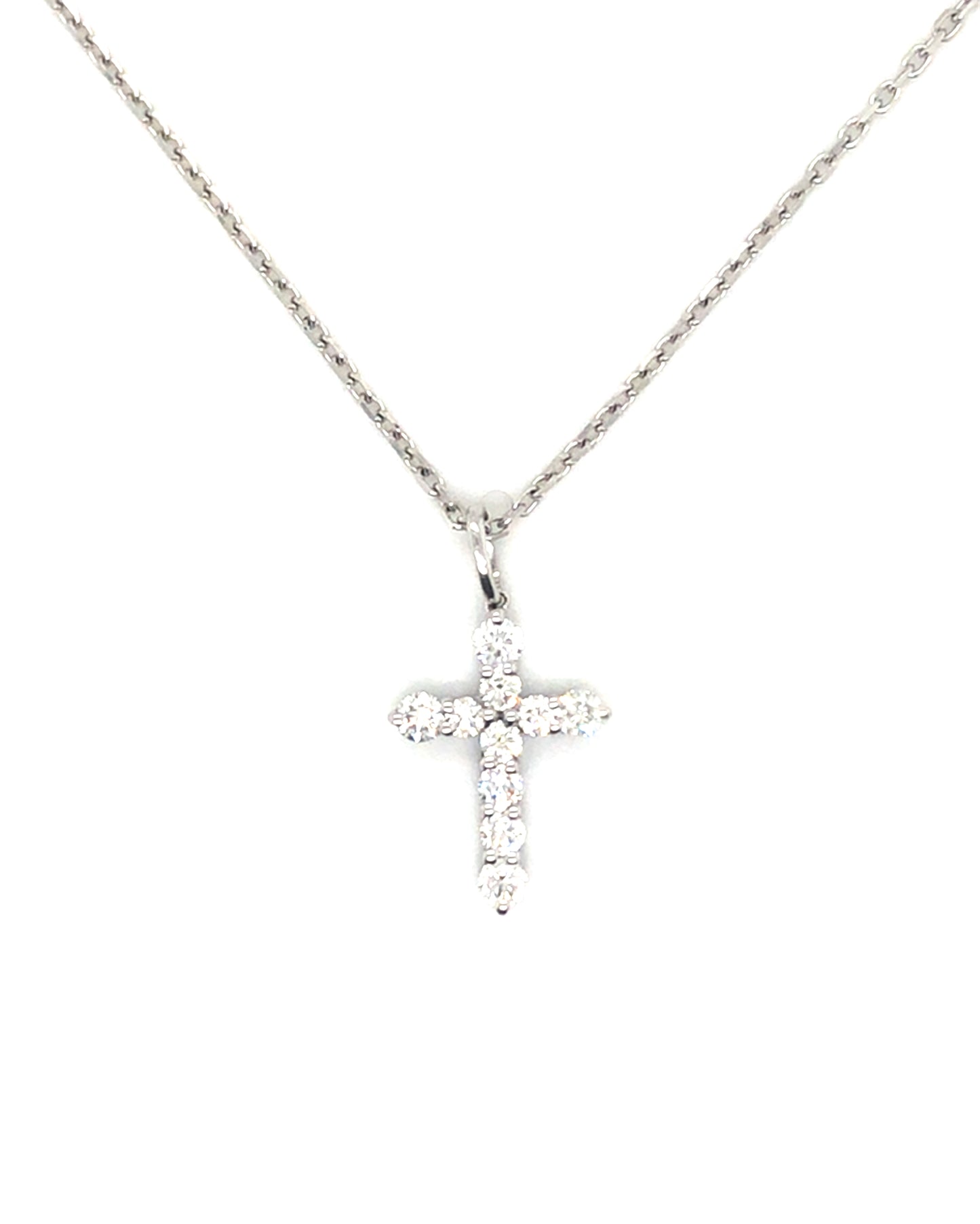 Kreuzkette 585/-Gold Brillanten