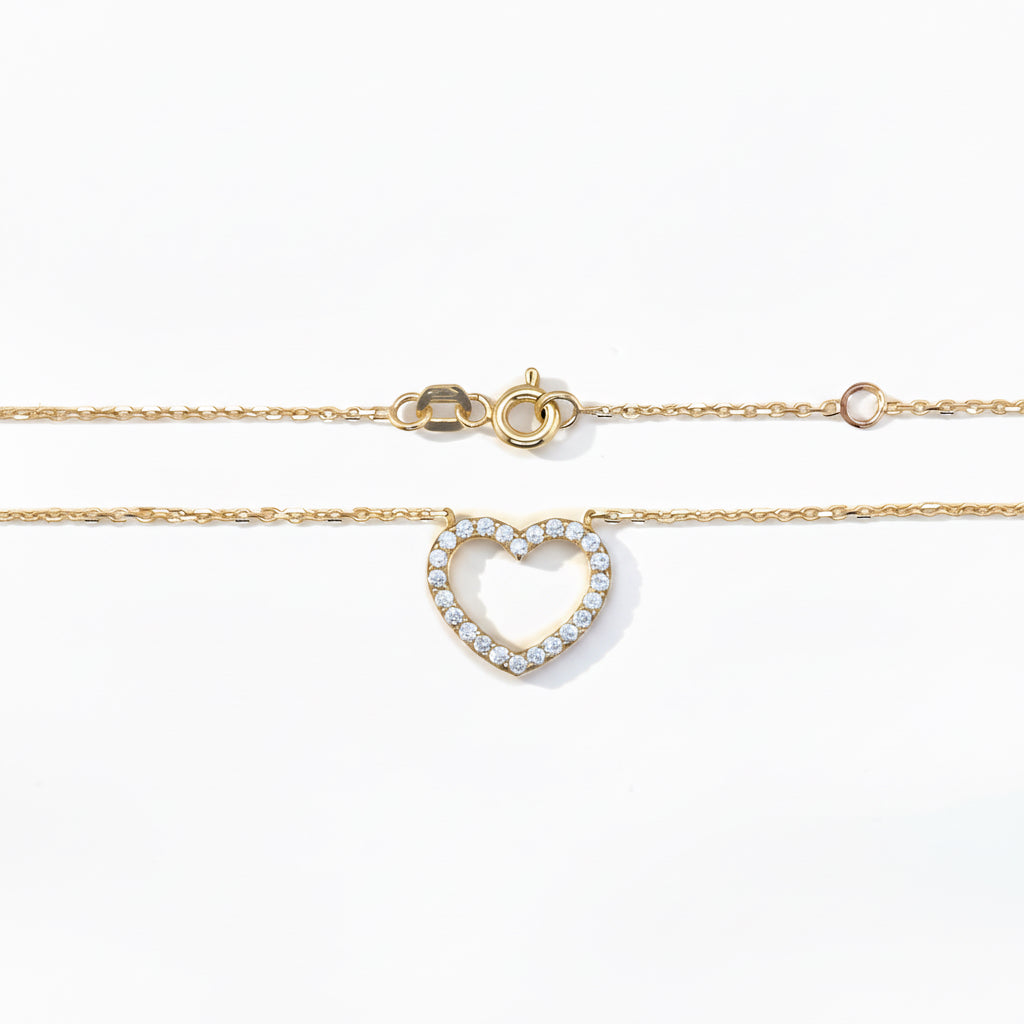 Goldkette 45 cm mit verstellbarer Zwischenöse