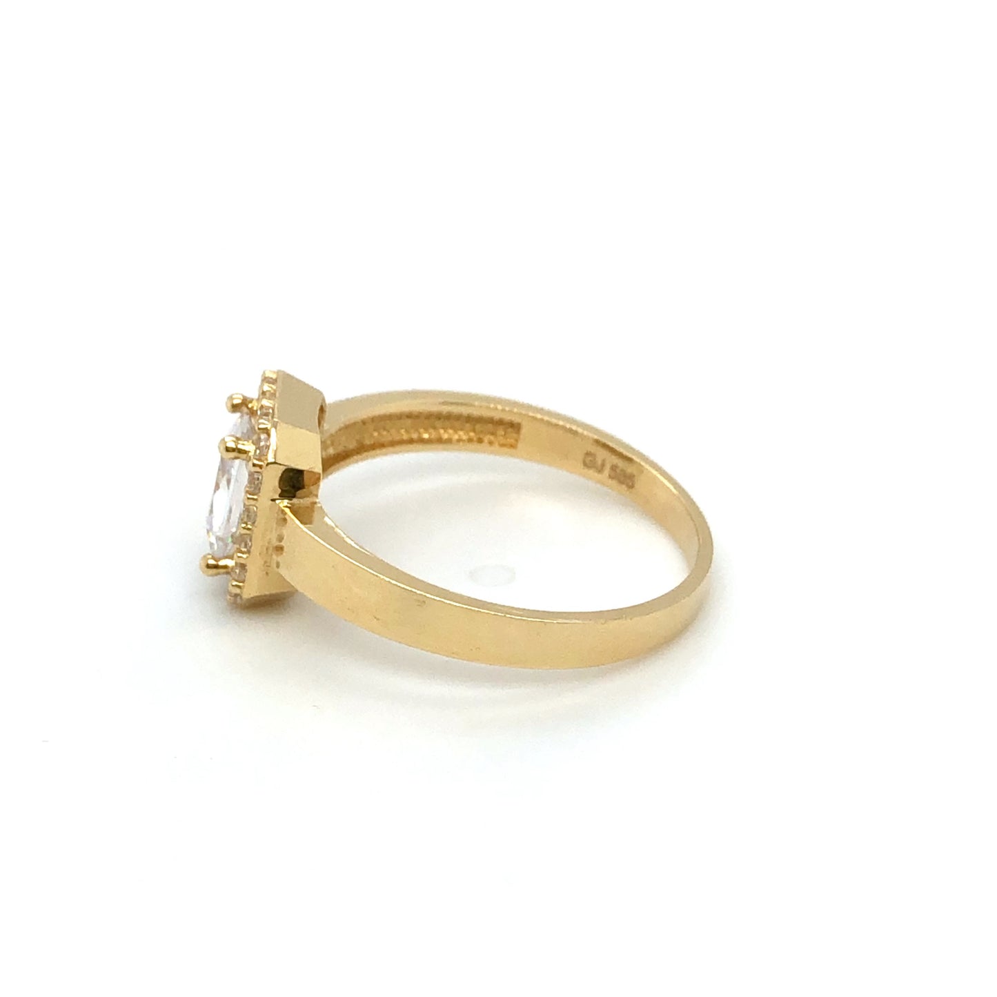 Ring 585/-Gelbgold Zirkonia
