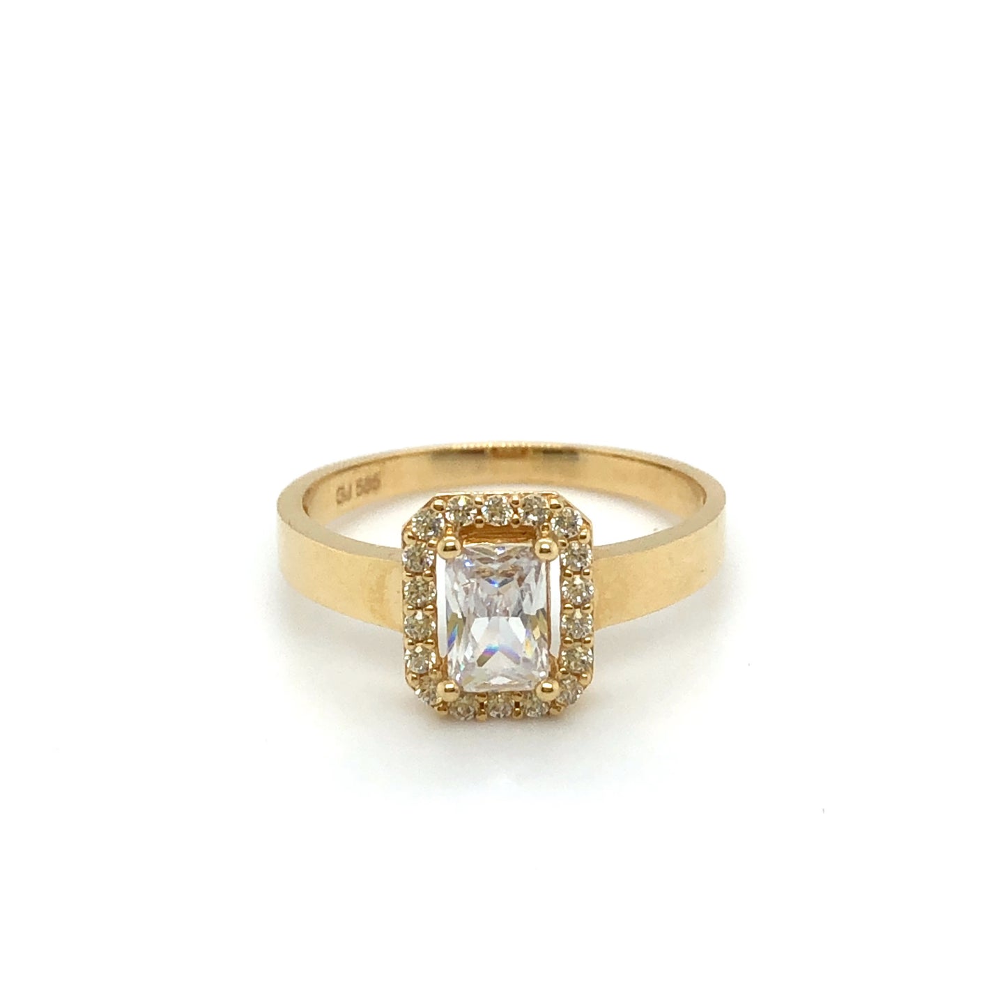 Ring 585/-Gelbgold Zirkonia