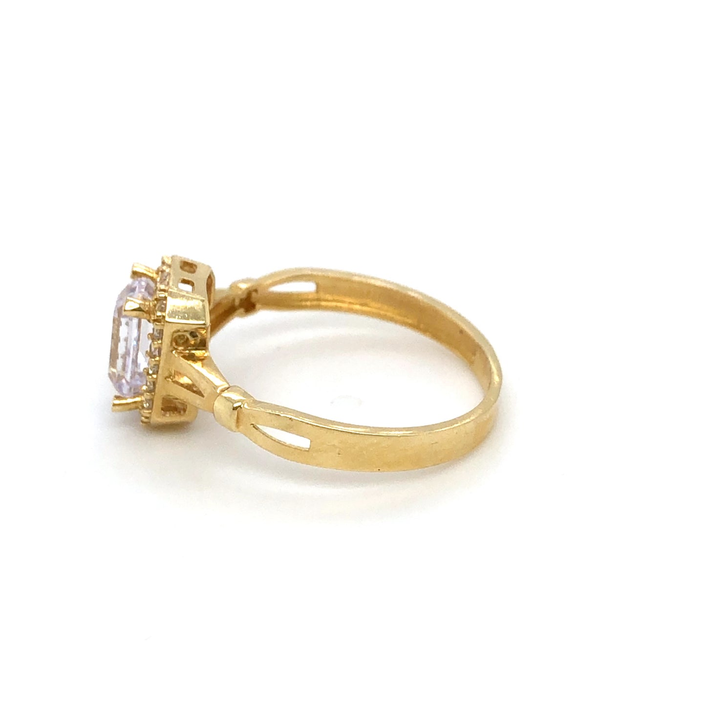 Ring 585/-Gelbgold Zirkonia