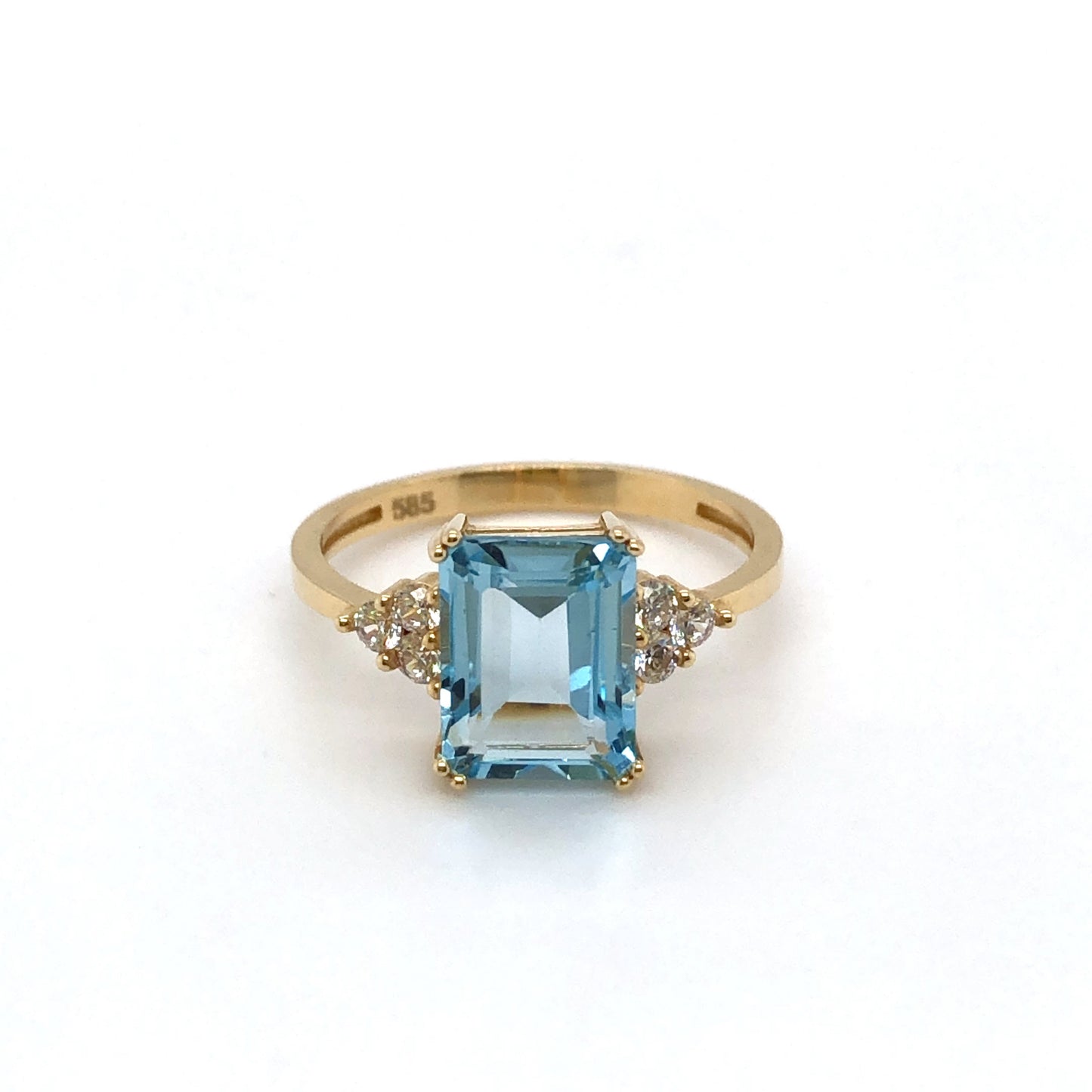 Ring 585/-Gold Zirkonia