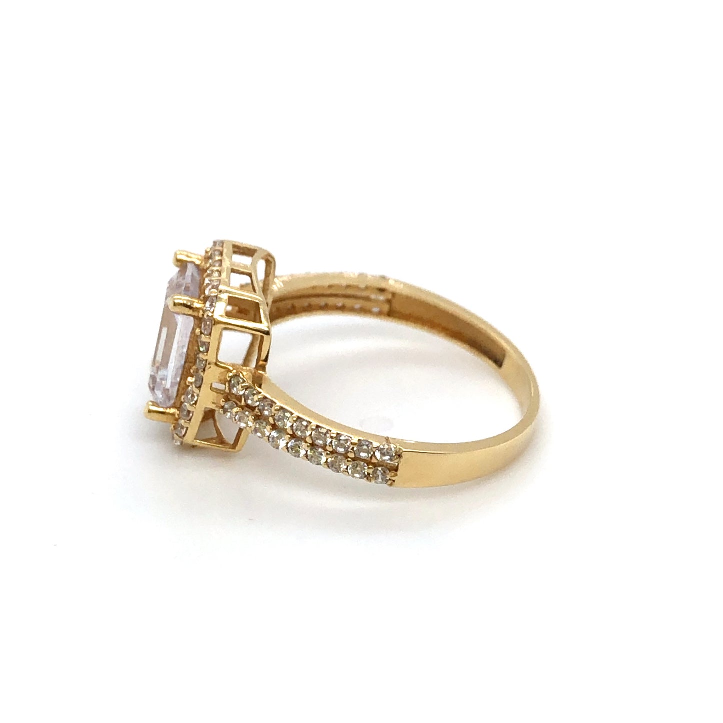 Ring 585/-Gelbgold Zirkonia
