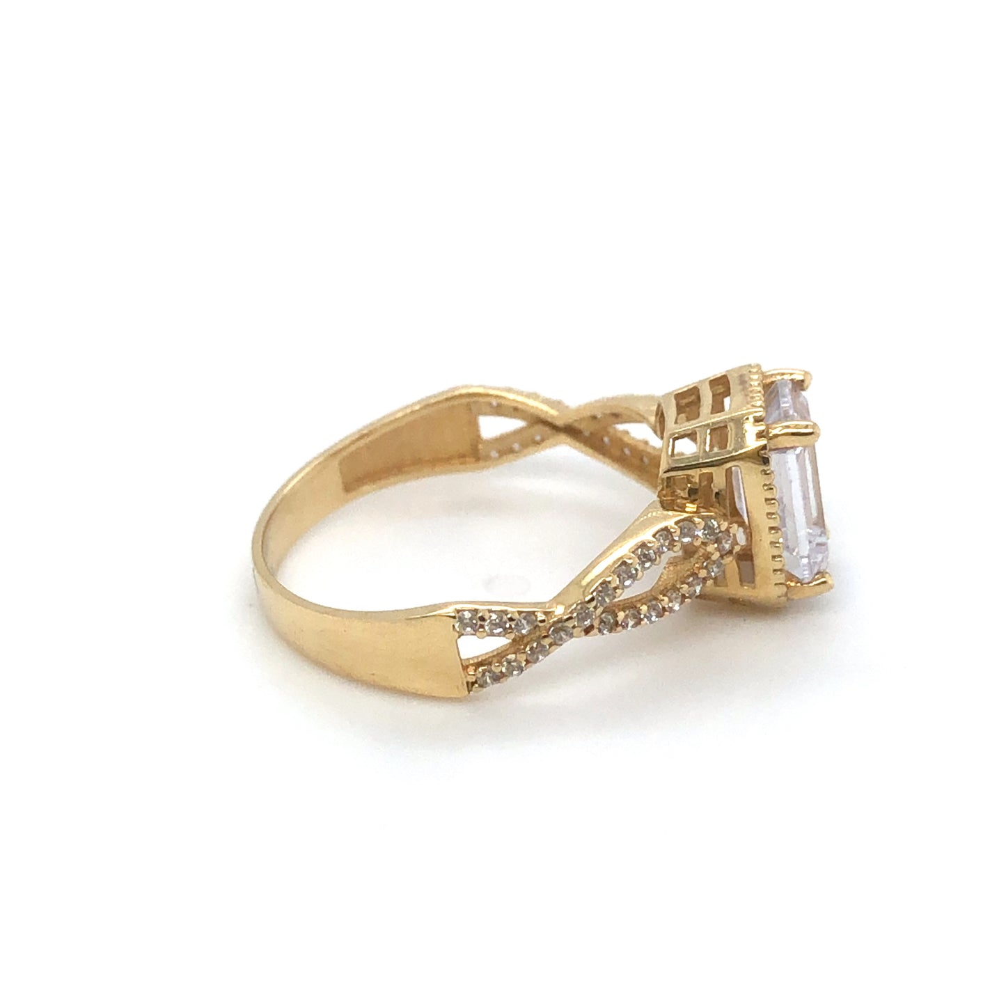 Ring 585/-Gelbgold Zirkonia