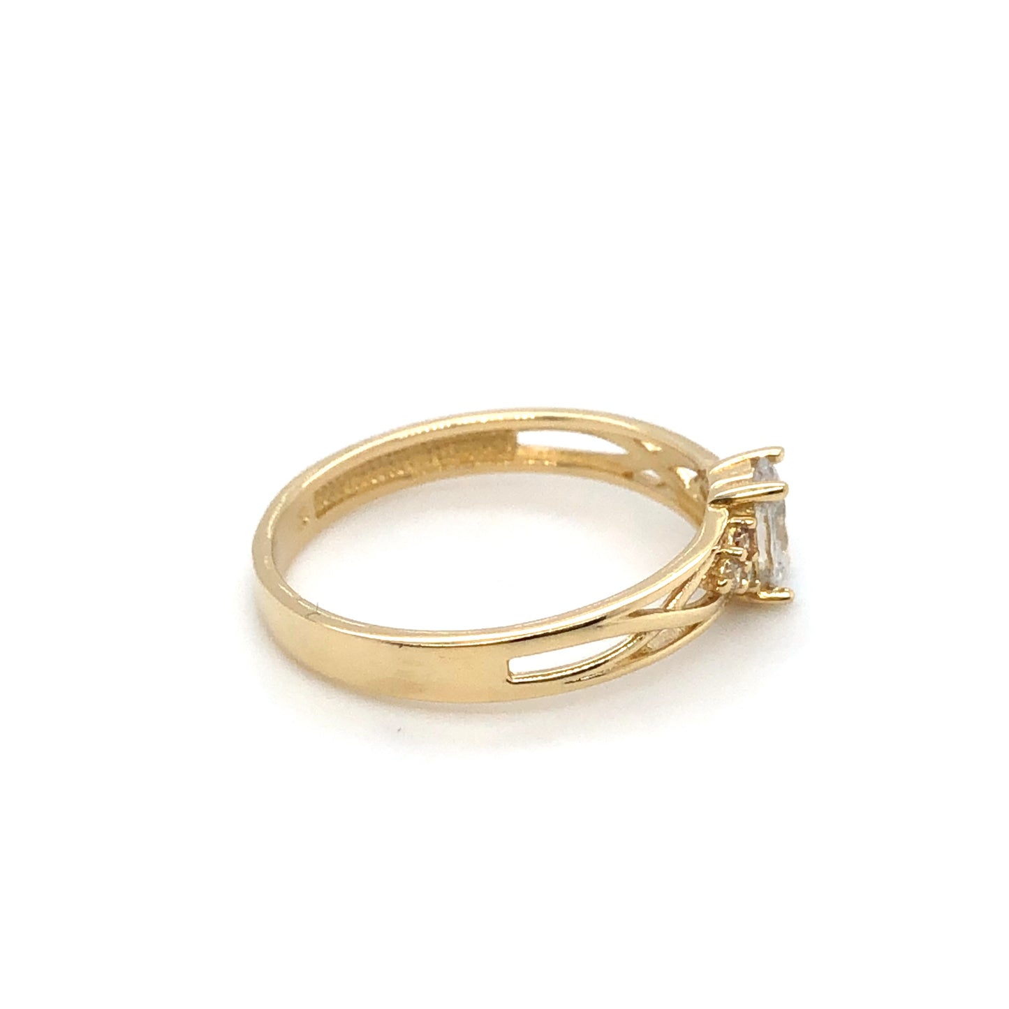 Ring 585/-Gold Zirkonia