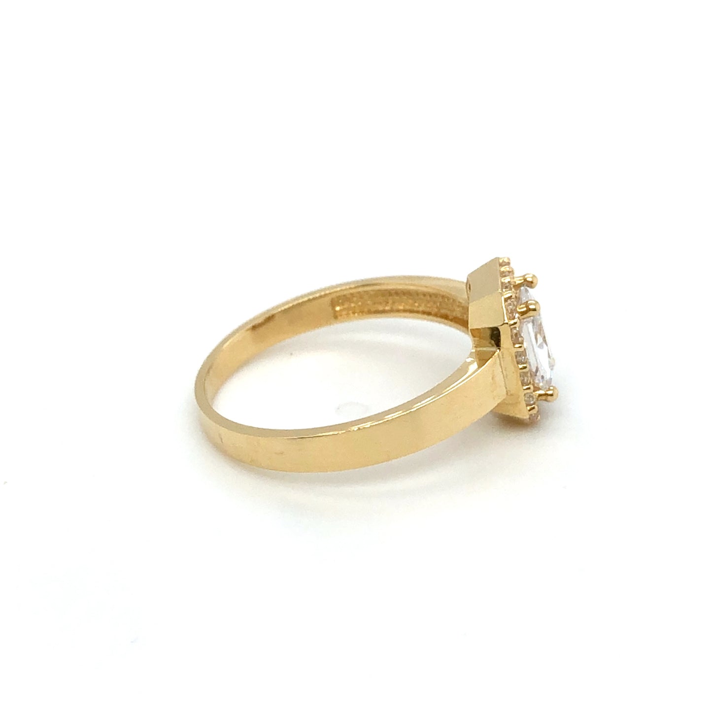 Ring 585/-Gelbgold Zirkonia