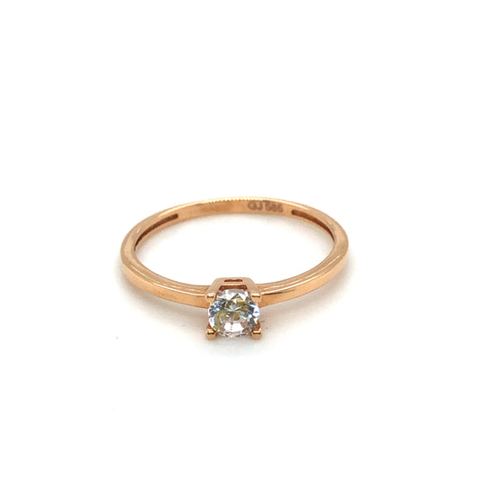 Ring 585/-Rotgold