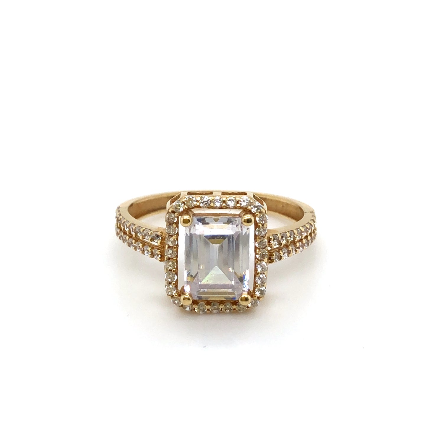 Ring 585/-Gelbgold Zirkonia