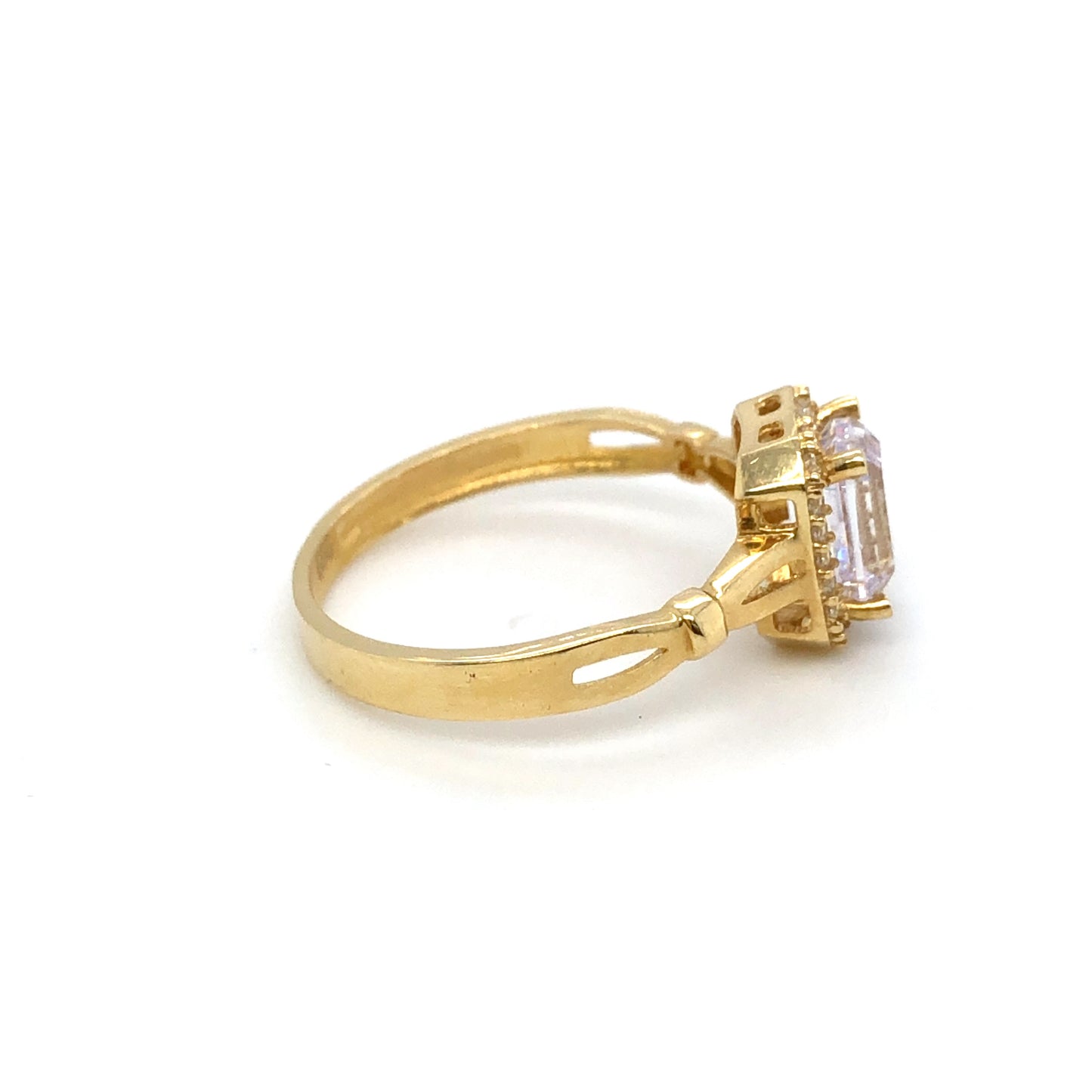 Ring 585/-Gelbgold Zirkonia