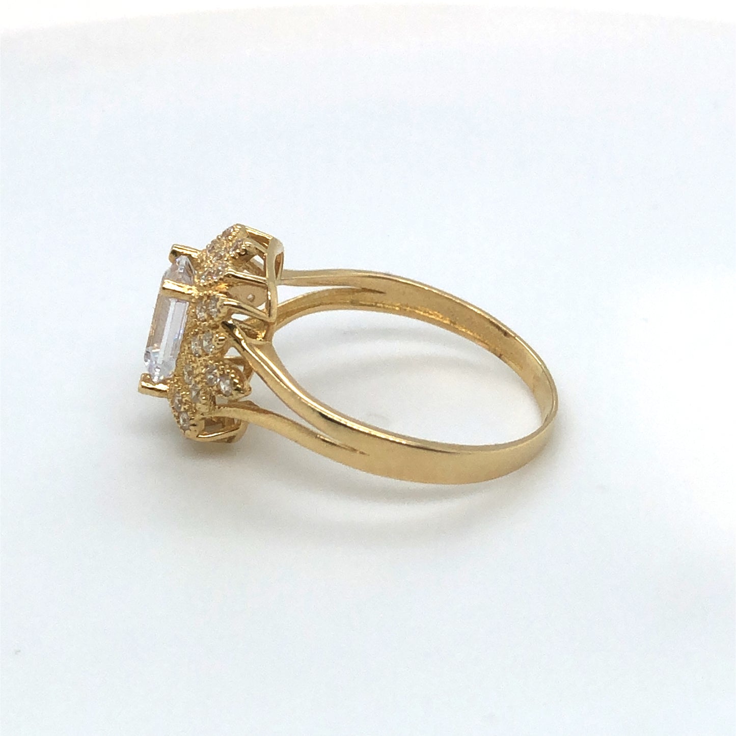 Ring 585/-Gelbgold Zirkonia