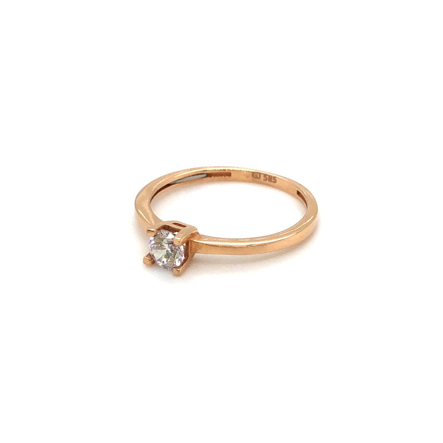 Ring 585/-Rotgold Zirkonia